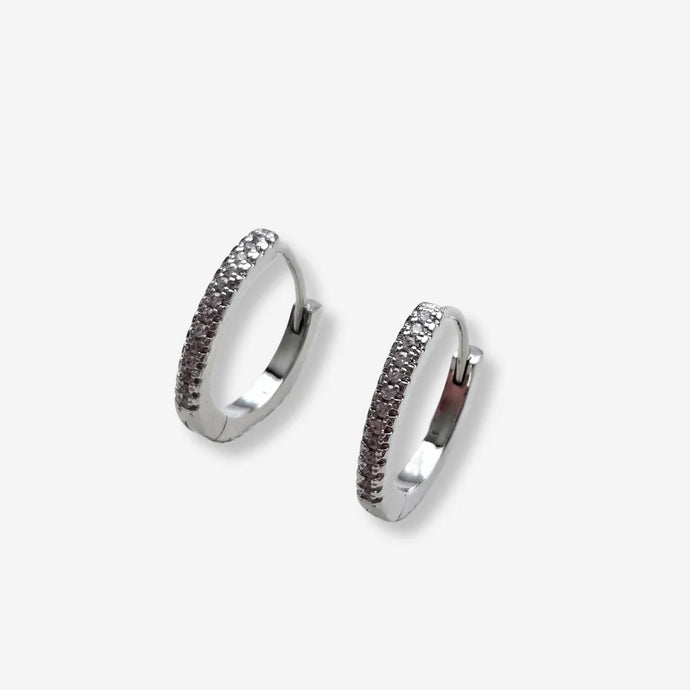 Liza Hoops - Silver