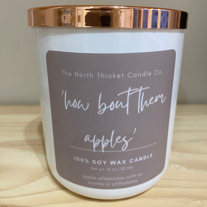 How About Them Apples Soy Candle 16oz