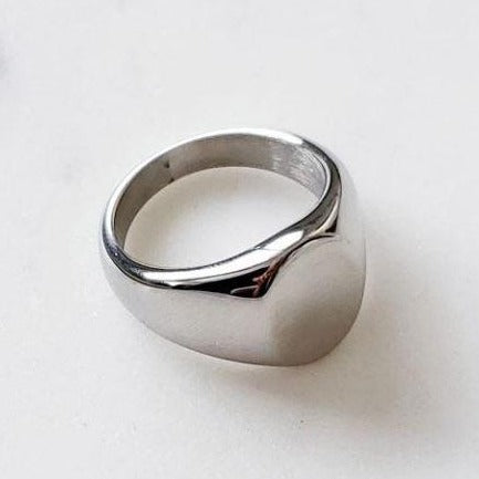 Pablo Signet Ring Silver - SALE